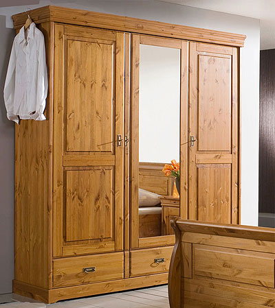 Kleiderschrank Kiefer 3 Türig Massiv – Zuhause Image Idee Kleiderschrank Kiefer 3 Türig Massiv – Zuhause Image Idee