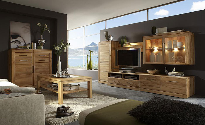 tv moebel wohnwand kernbuche massiv casera wohnzimmer wimmer wohnkollektion